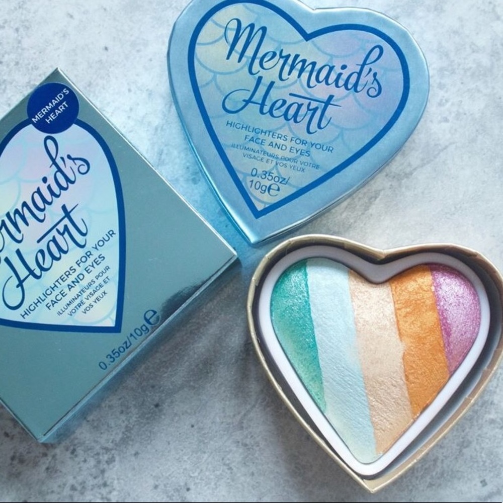 ♥️ highlighter mermaid heart tarte♥️